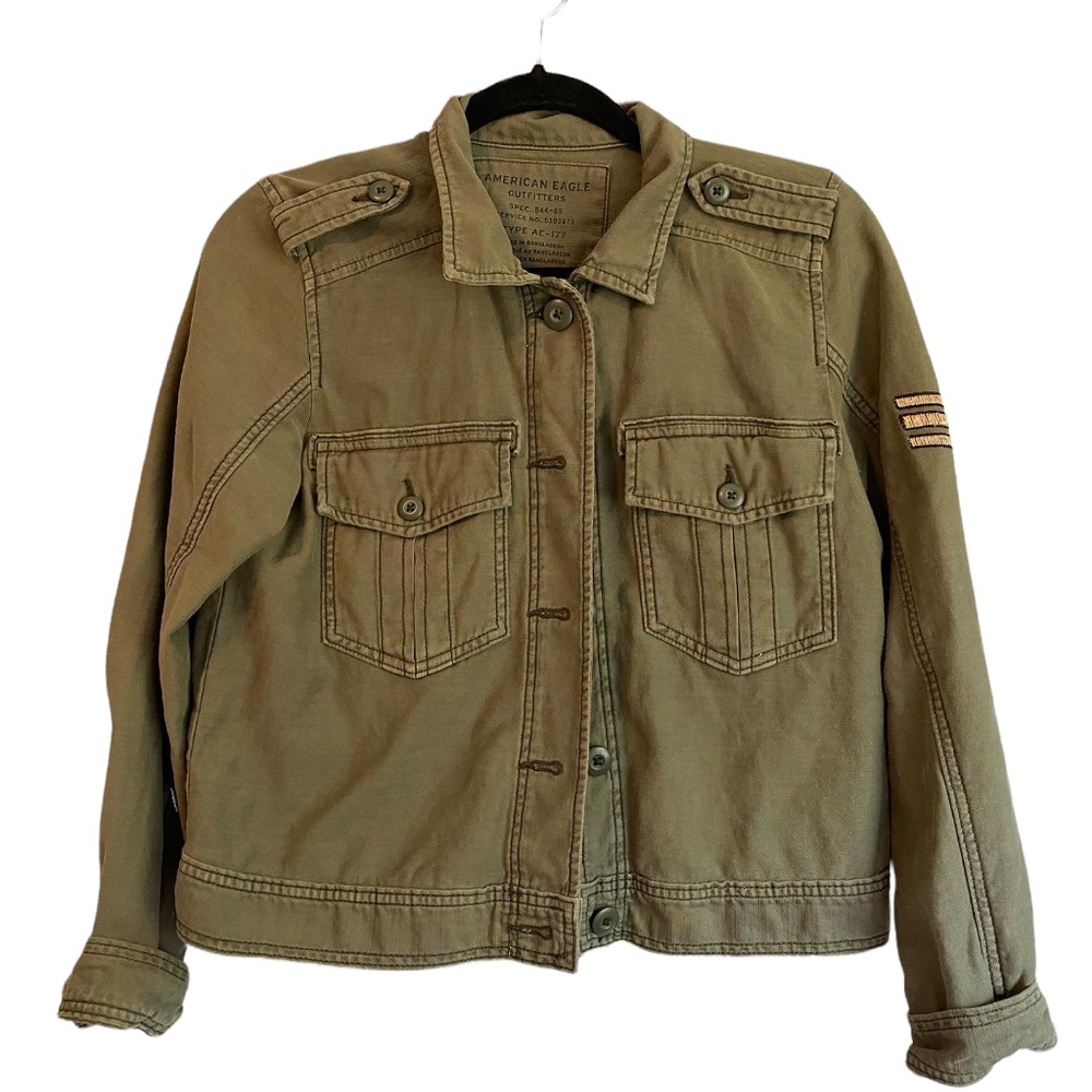 Green American Eagle  Outfitters women's jacket (size S)